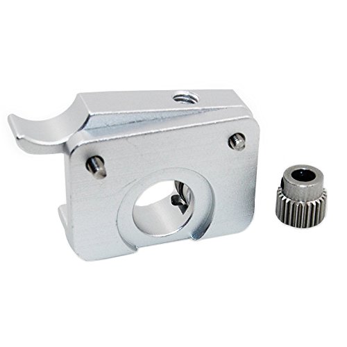 Redrex Aluminium-Legierung Rechte Hand MK8 MK10 Extruder 1.75mm Glühfaden Feeder 26 Zähne Driver Gear Extrusion für MakerBot Reprap Prusa i3 Rostock Kossel 3D-Drucker - 3