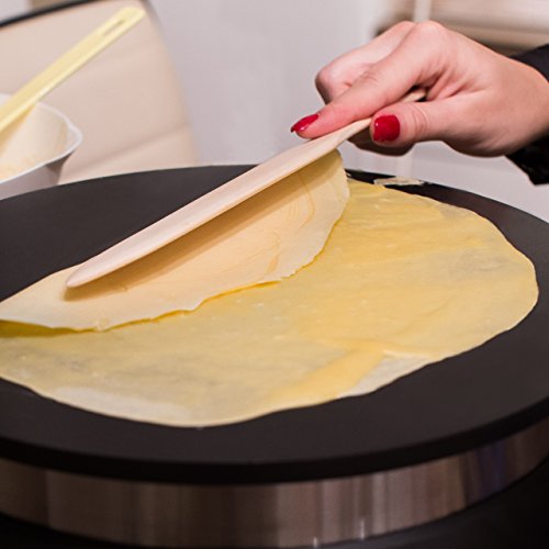 Crepesmaker Profi, 1250 Watt, antihaft, mit 3 teiligem Holzbesteck, CREPES, Crepe - 7