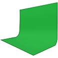 Green Screen Backdrop 10x10 ft, Chroma Key Greenscreen Background for Streaming Zoom, Photo Backdrop Curtain for Photography, Thick Polyester Fabric Cloth Sheet for Photoshoot Video (Backdrop Only)