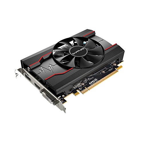 Sapphire Pulso Radeon RX550 2 GB de Memoria 128 bits, GDDR5, DisplayPort/HDMI/DL-DVI-D PCI Express Tarjeta gráfica - Negro