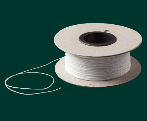 Zugschnur, Durchmesser ca. 3.0 mm, rund geflochten, weiß / Aufmachung 100 m