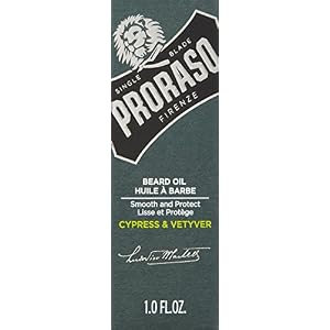 Proraso Beard Oil Cypress & Vetyver, 30ml, Scented Beard Softener for Men Softens and Protects Long, Bristly Beards… - Image 2