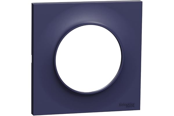 Schneider Electric - Odace Styl, Plaque Cobalt, 1 poste - S550702