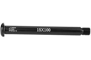 QIILU SolUptanisu Tige de moyeu Avant de vélo - 100 x 15 mm - pour SC 32 34 36 - Adaptateur à dégagement Rapide