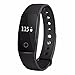 Produktbild Smart Armband, huiheng id107 Bluetooth 4.0 Smart Armband Herz Rate Monitor Fitness Tracker für Android iOS Smartphone - schwarz