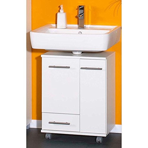 Schildmeyer 114669 Waschbeckenunterschrank, 50 x 63,5 x 32,5 cm, weiß - 2