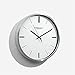 Produktbild London Clock Vantage Wanduhr, gebürstetes Chrom, 42 x 42 x 6,5 cm