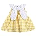 Produktbild Amphia Mädchen Prinzessin Kleid,Baby Kinder Mädchen ärmellose Karierte Kaninchen Hase Ohr Prinzessin Kleider