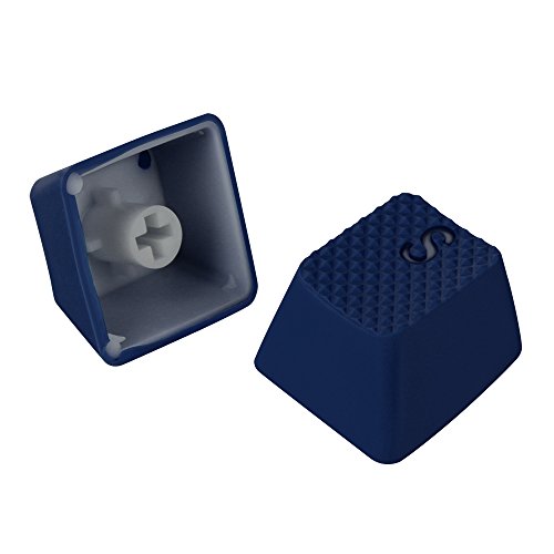 Sharkoon Mechanical Rubber Keyset dunkelblau Gummierte Tastenkappen für mechanische Tastaturen mit Kailh- und Cherry MX-Schaltern