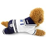 Cute Azul marino Capitán diseño, moda Inglaterra estilo perro se ve tan guapo y fresco, al igual que un poco de marinero, hace que su mascota a ser atractivo y llamativo