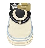 Tommee Tippee Closer To Nature Milk Feeding Bibs (Packs of 4 Bibs)-Blue