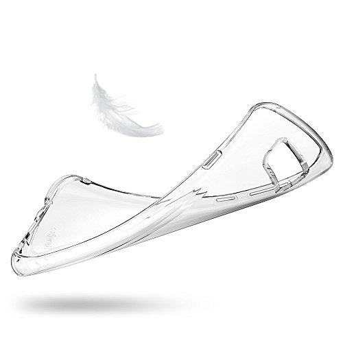 Funda Samsung Galaxy S8 Plus 2017  Ringke  AIR  Ligera como el aire  Carcasa protectora resistente a los ara  azos de TPU transparente ligera y fina - Transparente Clear