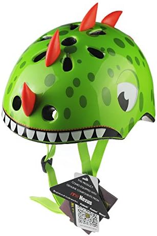 Awesome Boys/Girls Bear Safety Helmet Children Multi-Sport Helmets for Skateboard Cycling Skate Scooter Roller (DRAGON)