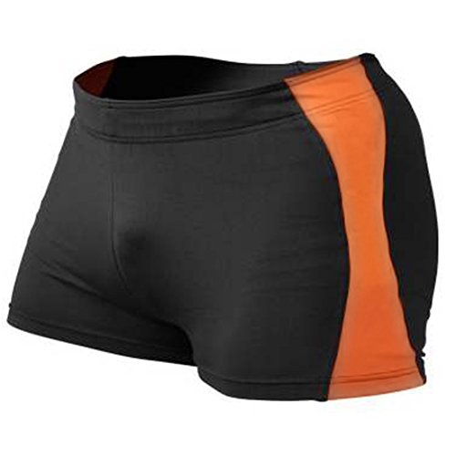 Musclealive Mens Gym Tight Bodybuilding Workout Shorts Polyester and Lycra