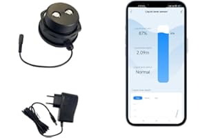 EPTTECH TLC2206-ZB ZigBee App Promemoria Liquido Impermeabile IP67 Precisione del livello del liquido del serbatoio dell'olio Sensore Monitoraggio Controller Indicatore di allarme