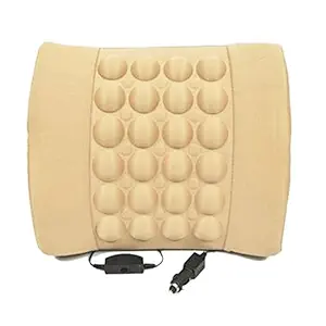Ezip Car Seat Vibrating Massage Cushion Beige Color for Maruti Suzuki Ciaz