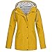 Produktbild BURFLY Mode Damen Tops, Frauen Solide Regenjacke im Freien Plus wasserdichter mit Kapuze Regenmantel Winddicht Mantel