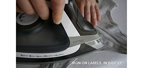 100 Personalisierte Wäscheetiketten – Wäscheetiketten mit Namen zum einbügeln 100 Stück- Namensticker aus bedrucktem cotton zum selbst Aufbügeln – fur Schulkleidung/Kleidung/Kleidungsetiketten, Namensstreifen für Kinder, neue Namensetiketten zum Aufkleben, KEIN AUFBÜGELN/EINNÄHEN/BESCHRIFTEN, selbstklebendes Kunststoffetikett für Schulkleidung – 100 Stück - 3