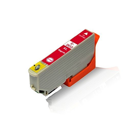 1x kompatible Tintenpatrone für Epson Expression Premium XP-510 XP-520 XP-600 XP-605 XP-610 XP-615 XP-620 C13T2633 4010 T2633 Magenta 12,5 ml