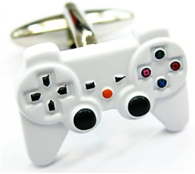 3D White Play Station 4 Joystick Cufflinks PS4 Gemelos NO BOX 011164-6 NB