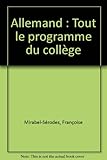 Allemand : Tout le programme du collège