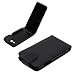Produktbild König-Shop Samsung Galaxy J1 J100 Handy Hülle Schutzhülle Schutztasche Tasche Case Cover Etui Schale Handyhülle Handyschale Handytasche Klapptasche Klapphülle Kunstleder Schwarz