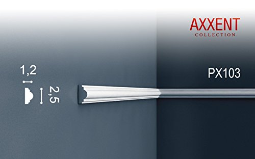 Orac Decor AXXENT Friesleiste PX103 Profilleiste Stuckleiste Wandleiste Zierleisten