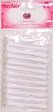 Mayfair Professional Perm Wave Rods- White (12pcs)