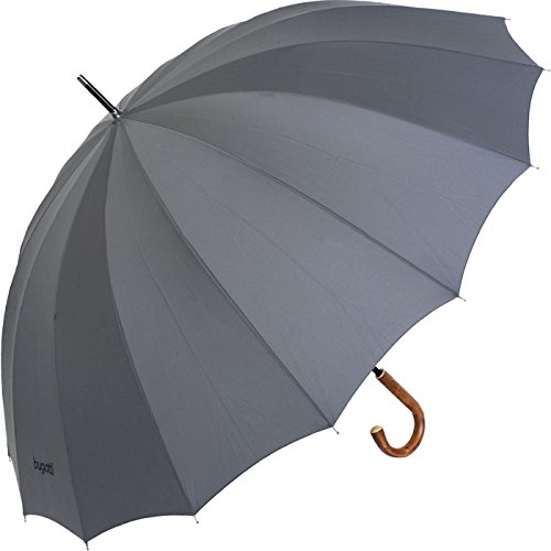 Preisvergleich Produktbild Regenschirm bugatti doorman business-grey