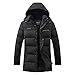 Produktbild serliyHerren Jacke Sportjacke Steppjacke Übergangsjacke Daunenjacke Mens Winter Zipped Warm Trainingsanzug Casual Verdicken Mantel Hoodie Oberbekleidung