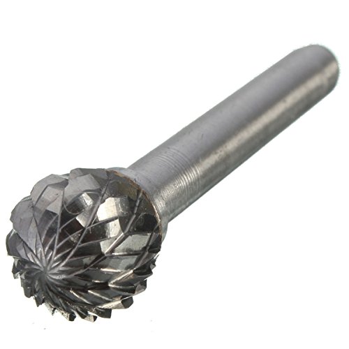 Drillpro Raspel Set 5-Teilig 6×12mm Bohrmaschine Kugelfräser + Zylinderfräser + Zapfenfräser + Konusfräser - 5