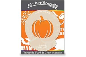 AIRART Halloween Pumpkin Cupcake Stencil Reusable & Flexible for Cakes & Crafts