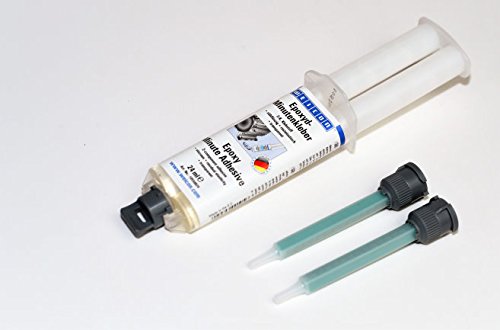 Preisvergleich Produktbild Weicon Epoxyd-Minutenkleber 24ml glasklar - Set mit 2 Quadro Mischdüsen