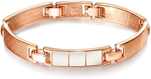 Women Bracelet Fashion Jewelry Rose gold plated with Porcelain Style Simple fashionable and charms
