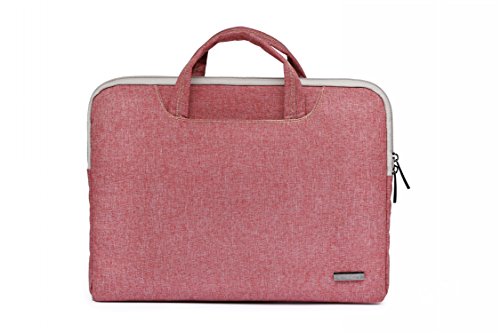 LISEN@ 13,3 Zoll wasserfeste und 360° stoßfeste Aktentaschen als Schutz für Ihren Laptop/Notebook mit Handgriff (13,3, Rosa) - 4