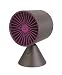 Produktbild SXMY 6,5 Zoll Tischventilator USB Moving Head Fan, Indoor und Outdoor Travel Tragbarer Ventilator Geeignet für Büro-Heimreisen (Grau-Lila)