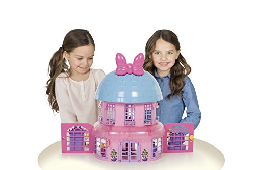 41AmOLWBVsL Disney La Maison avec 2 figurines Minnie et Daisy (6cm) et plus de 20 accessoires; Jouet pour enfants à partir de 3 an