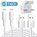 Price comparison product image MFi Certified iPhone Charger, 2-Pack 1M Charging Lightning Cable and USB Wall Adapter Plug Block Compatible iPhone XS Max/XS/XRX/8/8 Plus/7/7 Plus/6/6S/6 Plus/5S/SE
