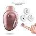 Price comparison product image Kingbull Bluetooth Earbud,Smallest Mini Invisible V4.1 Wireless Bluetooth Headset Headphone Earphone with Mic Hands-Free Calls for iPhone iPad Samsung Galaxy LG HTC and Other Smartphones Rose Gold