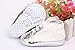 Bigood Infant Baby Non-Slip Lace Rose Shoes Walking Prewalker 12-18 Months White