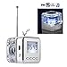 Produktbild FENGCLOCK USB Bunte Leuchtenden Kristall Transparent Audio Wecker Digital Funkuhr, Mini MP3 Sender, Bluetooth TF-Karte Geschenk Kleine Audio,Silver