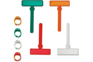 HUAKAILE 8 piezas resaltador de enfoque de dedos, tiras de lectura guiadas transparentes, herramientas de lectores de dislexia, rastreadores de lectura de colores para TDAH, adultos, adolescentes (B)