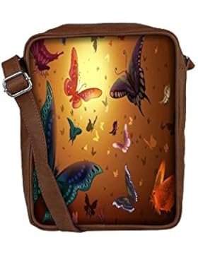 Snoogg , Damen Umhängetasche mehrfarbig multi