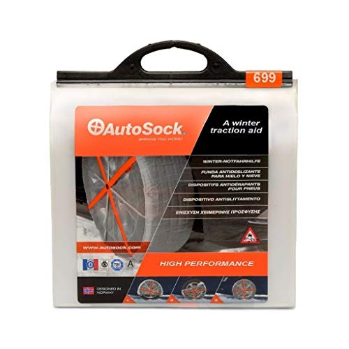 Autosock - Copertura di slittamento 699. cv per una guida più sicura.