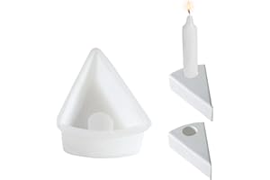 GZWY Silikonform Kerzenhalter, Gießform Beton Kerzenhalter, Silikonformen Gießformen Kerzenhalter, DIY Gießform Kerzen Kerzenformen zum Gießen für Stabkerzen,Teelichter und Heimdekoration (B)