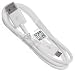 Produktbild Original Samsung Aufladekabel Datenkabel ECB-DU4EWE ca.150cm in Weiß Weiss für Samsung Galaxy S7 Edge SM-G935F 2.0 USB Adaptive Fast Charging Ladegerätkabel Ladekabel MicroUSB Charge Cable + gratis Bildschirm Reinigungspad