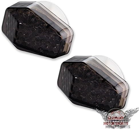 LED VERKLEIDUNGSBLINKER SUZUKI GSX-R 600 2001-2004 GSXR K1 K2 K3 K4 01 02 03 04 BLACK TINTED SMOKE