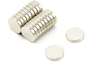 FIRST4MAGNETS Samarium - Kobaltmagnet Für Motoren, Elektromotoren, Turbomaschinen und Sensoren - 10mm Durchmesser x 2mm Dick - 0,8kg Ziehen - Pack von 20