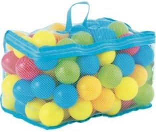 CV Toys 100 Multi-Coloured Plastic Play Balls