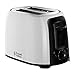 Produktbild Russell Hobbs 25210-56 Toaster My Breakfast, bis zu 7 einstellbare Bräunungsstufen, weiss/schwarz